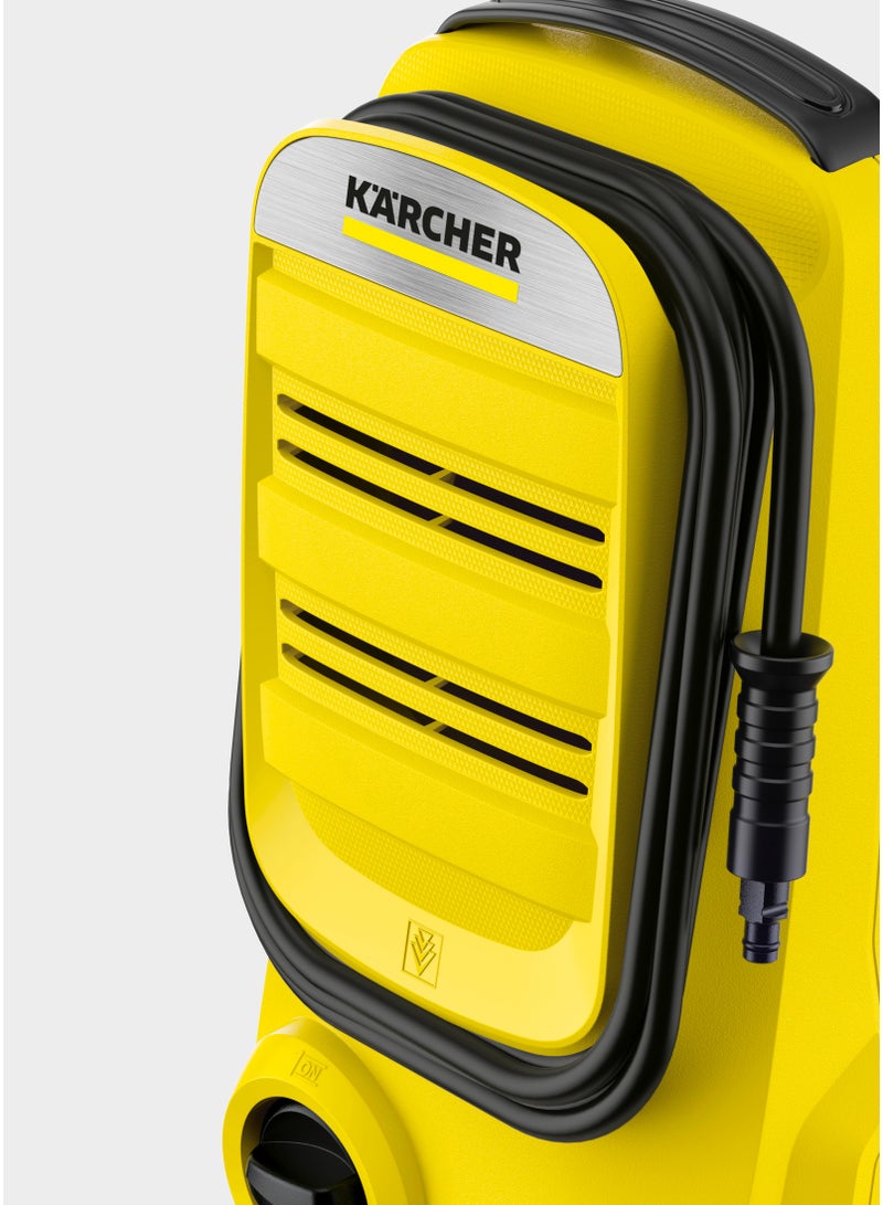 Kärcher K2 Compact High Pressure Washer - 110 Bar  -  Max Flow Rate 360 (l/h) - 1400W  - Lightweight & Portable - Quick Connect System - Dirt Blaster -  4m Hose – 1.673-500.0 - Image 4